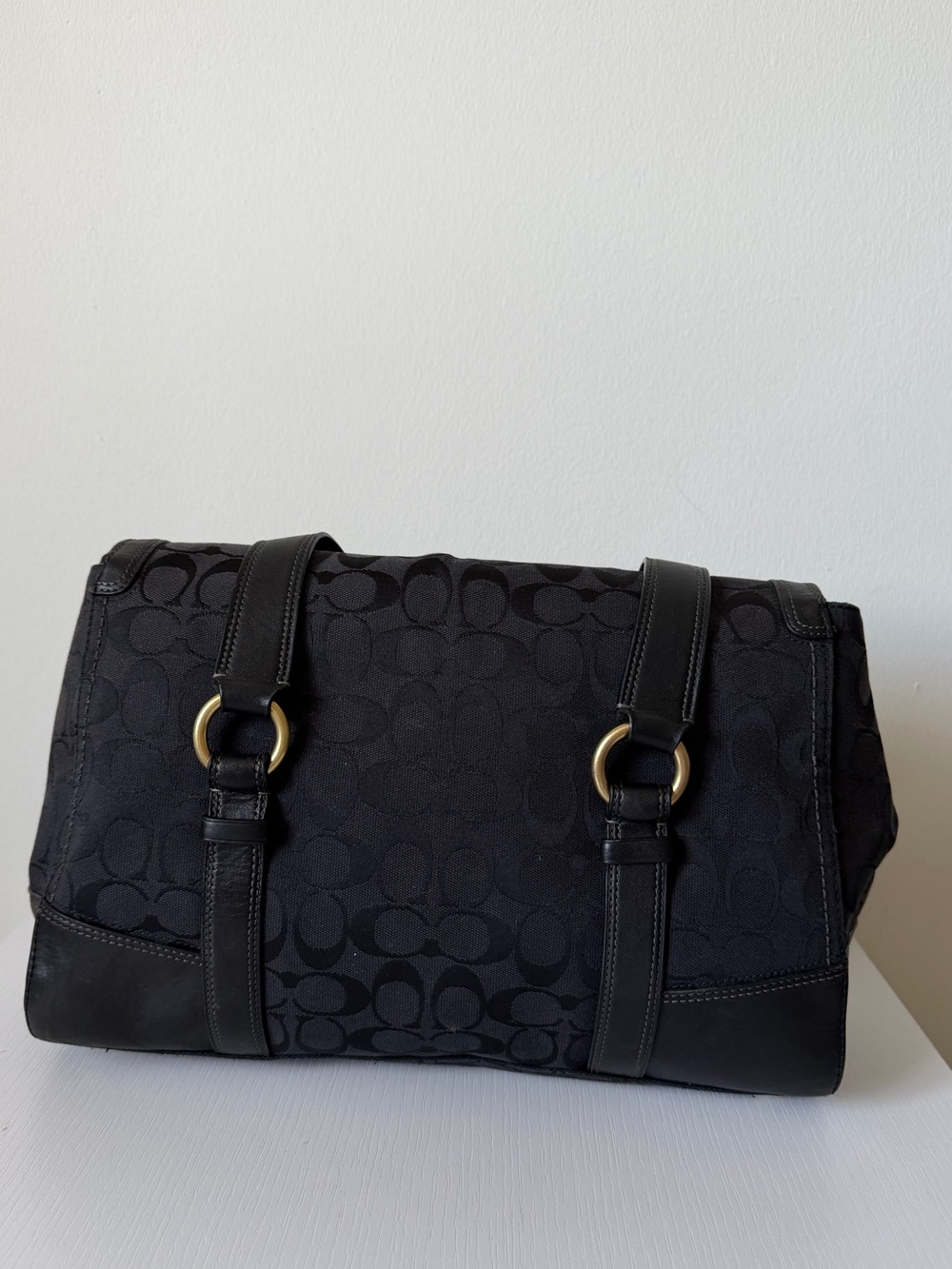 Coach Signature Hampton Flap Bag 11061 - Picture 3 of 9